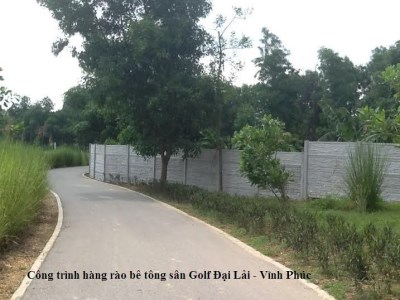 Công trình hàng rào Sân Golf Đại Lải - Vĩnh Phúc - Doanh Nghiệp Tư Nhân Khả Thi
